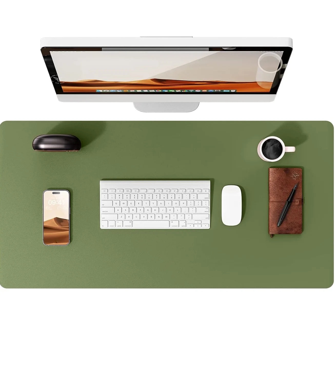 Leather Desk Mat & Large Mouse Pad